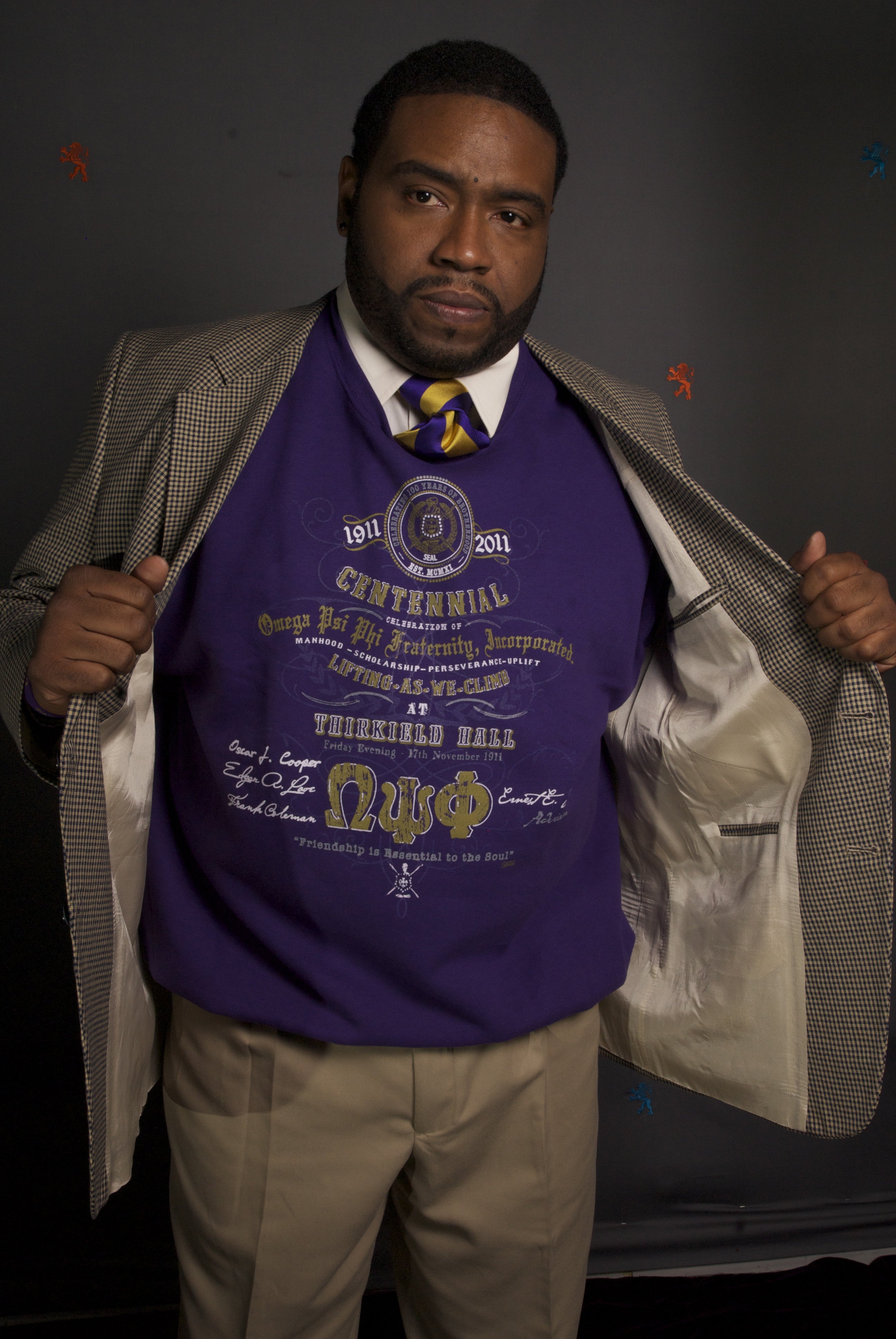 Byron Fraternity Letterman Jacket - Alpha Phi Alpha